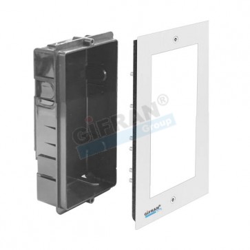 Contenitore ad incasso pulsantiera modulare 2x1