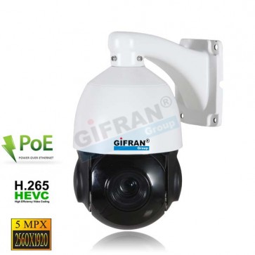 telecamera speed dome ptz 5MPX POE