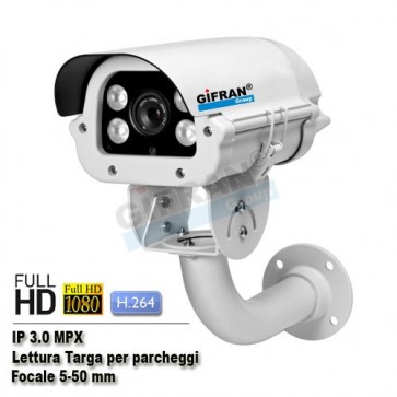 telecamera ip lettura targa 3.0 MPX