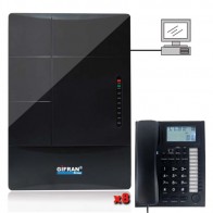 kit centralino telefonico 32 interni e 4 linee completo di 8 telefoni professionali tipo panasonic