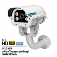 Telecamera lettura targa 3.0 MPX