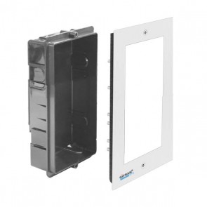 Contenitore ad incasso pulsantiera modulare 2x1
