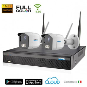 Telecamera 5 MPX full color con video analisi