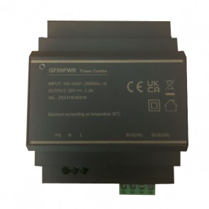 Videocitofono 2 fili alimentatore per quadro installazione DIN