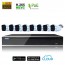 Kit videosorveglianza 8 telecamere POE 5 mpx