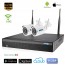 kit videosorveglianza wireless senza fili 2 telecamere 1080P